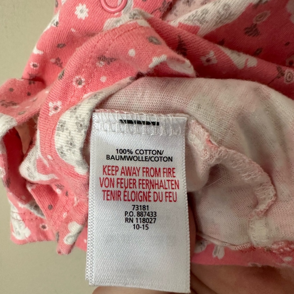 Baby Boden Pink Floral Bunny Dress - Picture 5 of 5